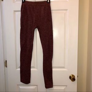NWOT leggings heathered pink multicolored